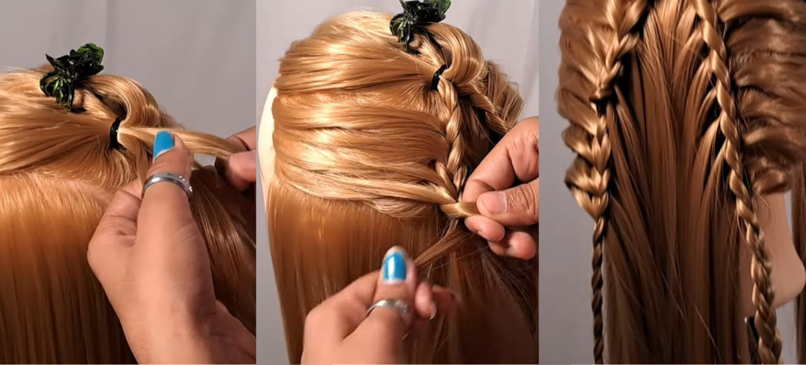 Cluster Braid Hairstyle