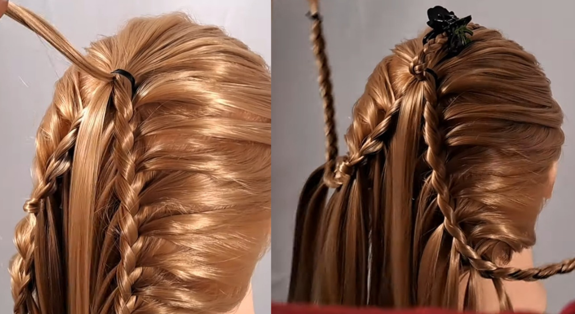 Cluster Braid Hairstyle