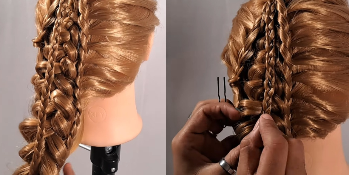 Cluster Braid Hairstyle