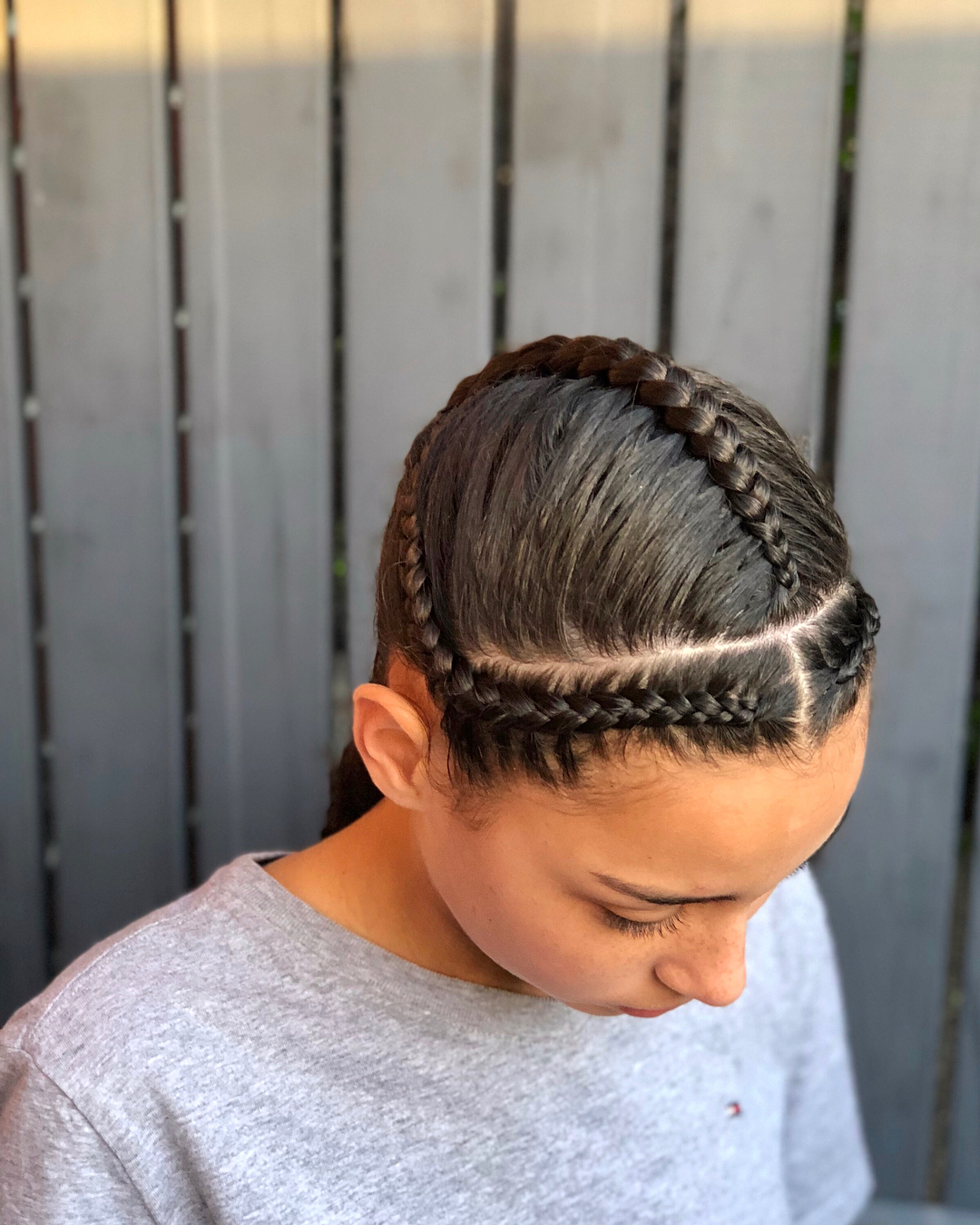 Scalp Braid Ponytail