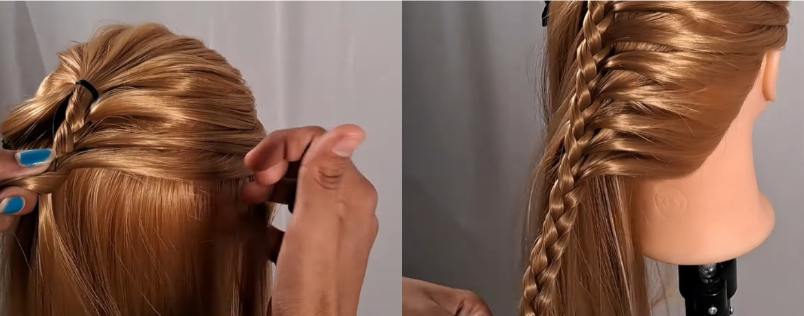 Cluster Braid Hairstyle