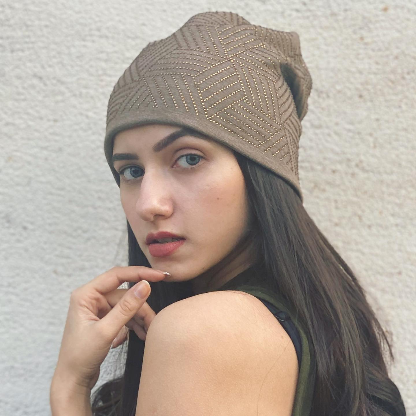 Winter Hair Wonders: Tresses with Beanies Hairstyle