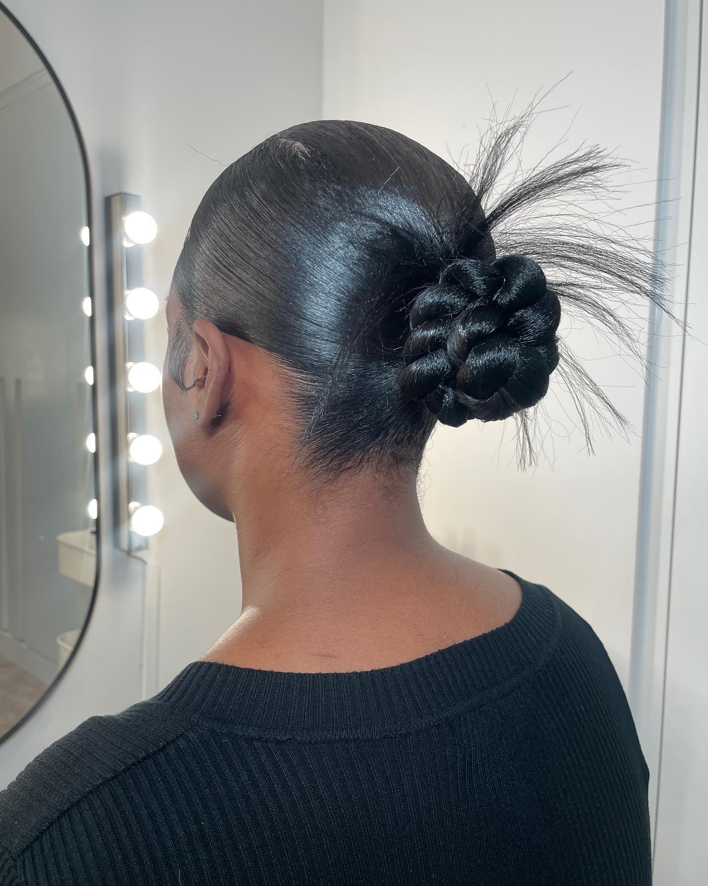 Braided Sleek Bun 