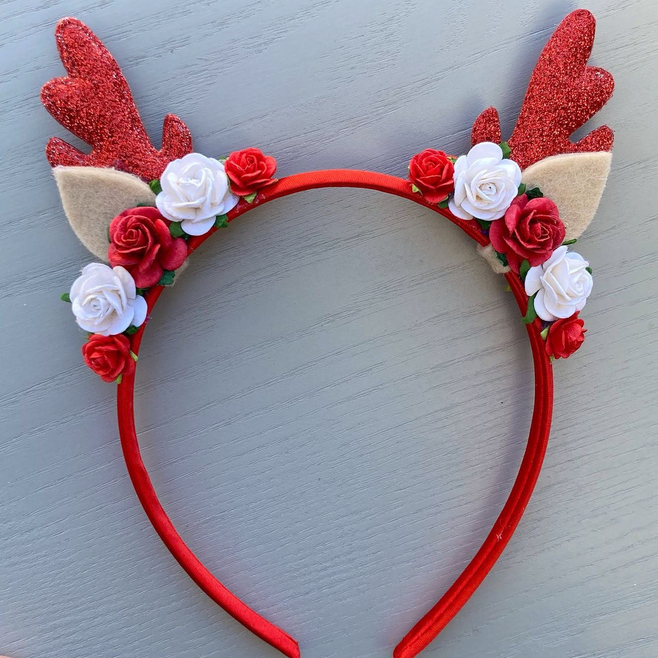 Reindeer Floral Hairband 