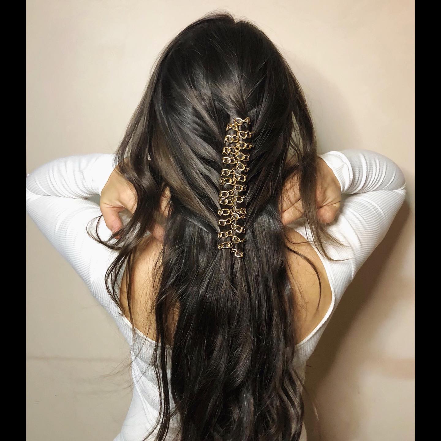 Chain Draped Hair