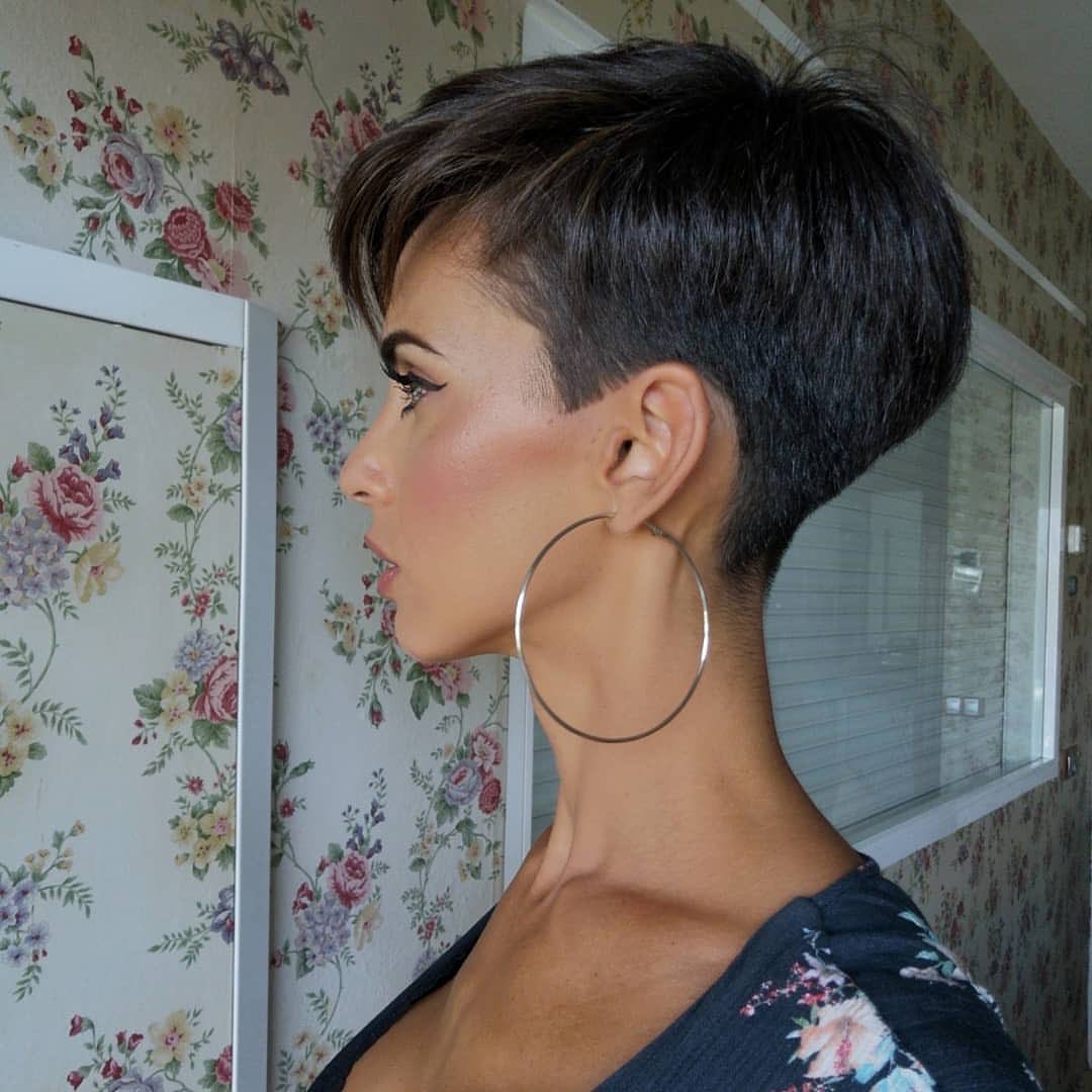 Short Pixie w/ Buzzed Sides 