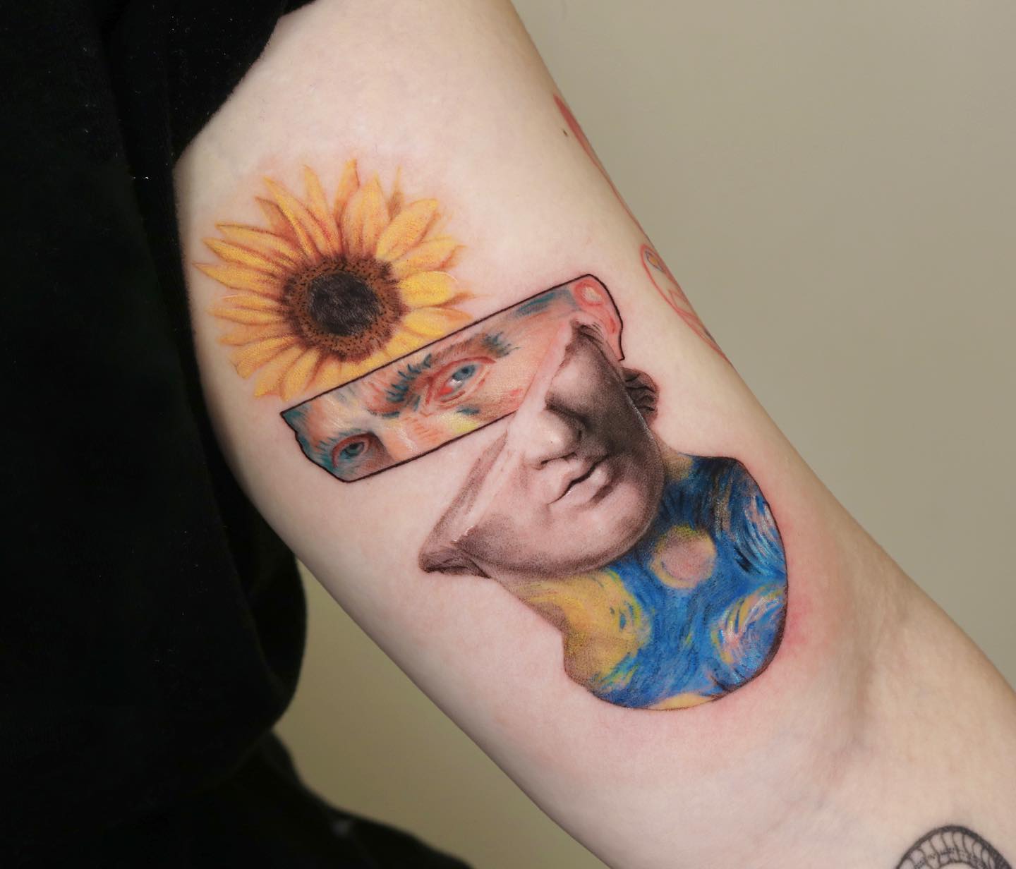 Van Gogh w/ Sunflower and David 