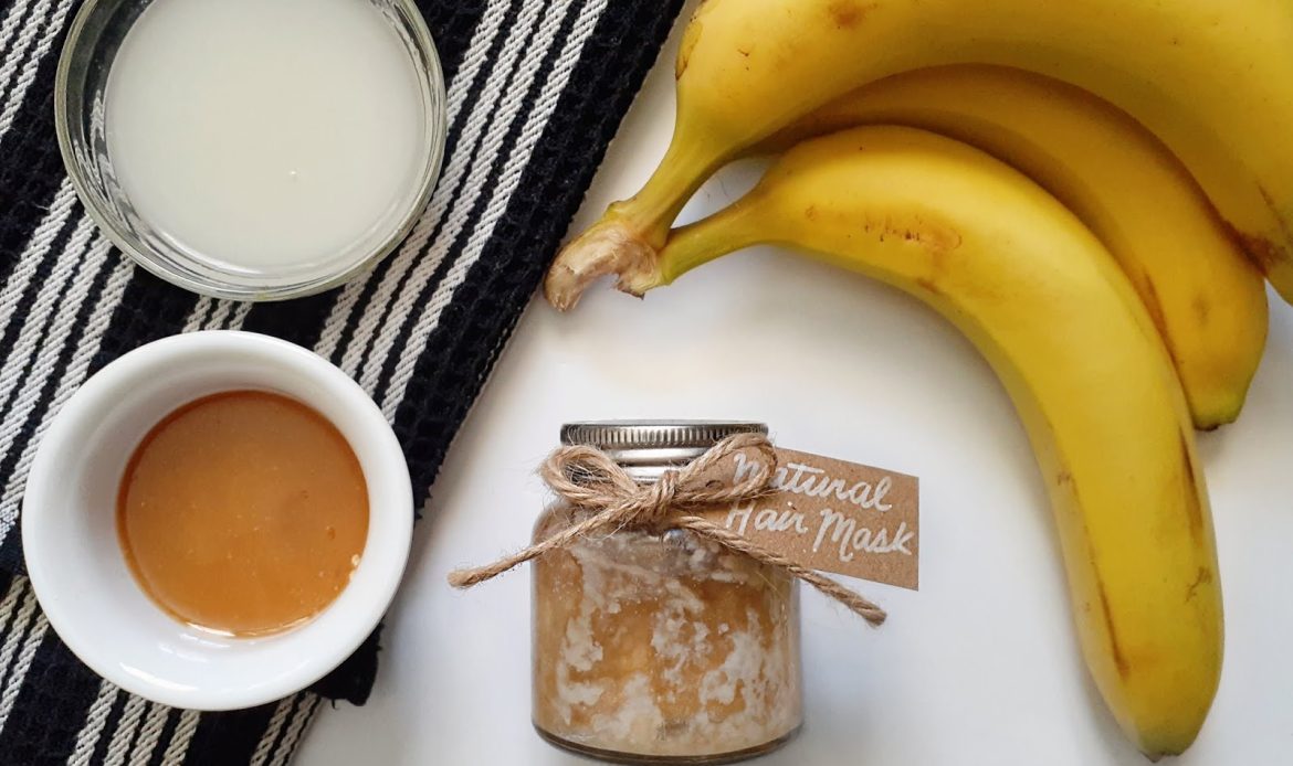 Coconut Oil and Banana Mask