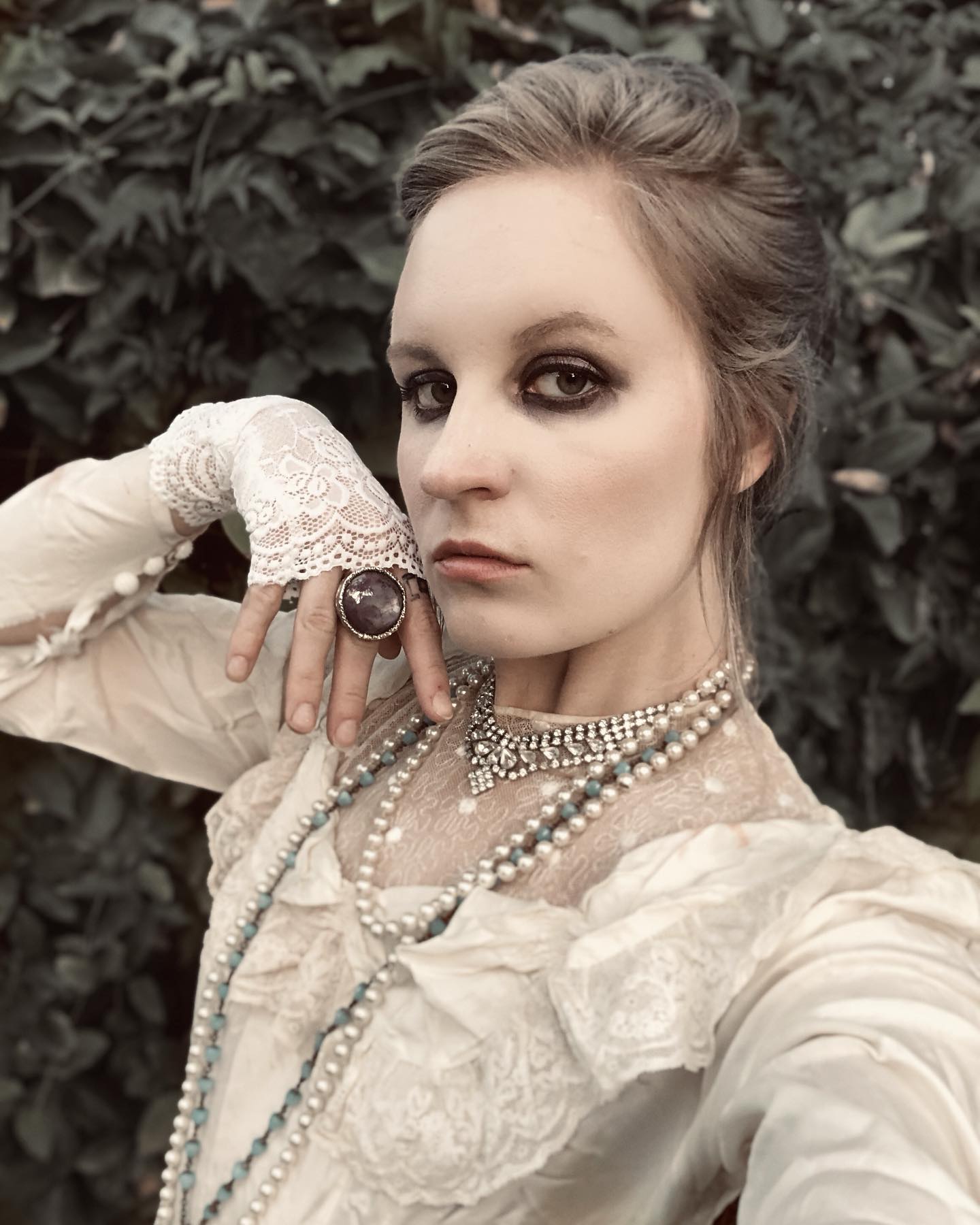 Victorian ghost makeup 